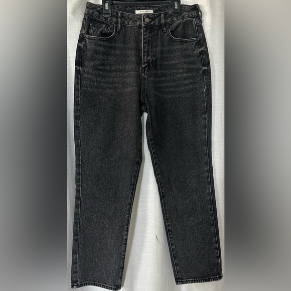 Pacsun Women's Pac Sun Sz 27 High Rise Black Wash Denim Straight Leg Mom Jeans - Picture 4 of 13